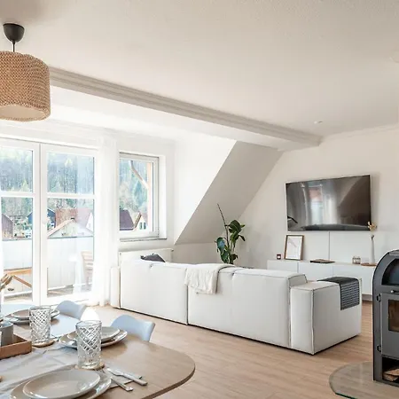 Premium - Ausblick - Kamin - Balkon - Smart Tv - Kaffeevollautomat アパート