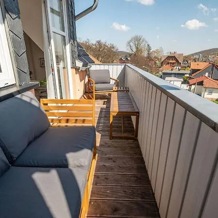 Apartment Premium - Ausblick - Kamin - Balkon - Smart Tv - Kaffeevollautomat Wernigerode